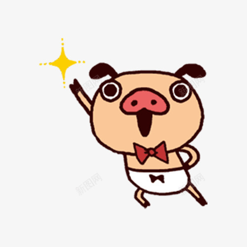 手绘卡通闪光小猪png免抠素材_88icon https://88icon.com 卡通 小猪 手绘 手绘卡通闪光小猪 手绘卡通闪光小猪PNG 闪光