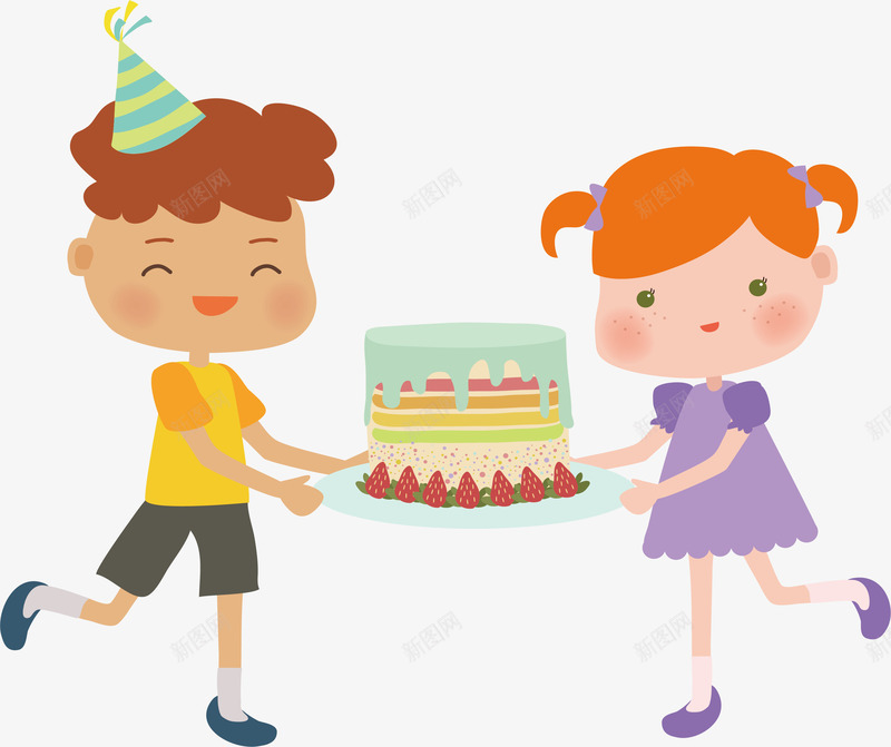 庆祝生日派对png免抠素材_88icon https://88icon.com 庆祝生日 派对 狂欢 生日派对 生日蛋糕 矢量png