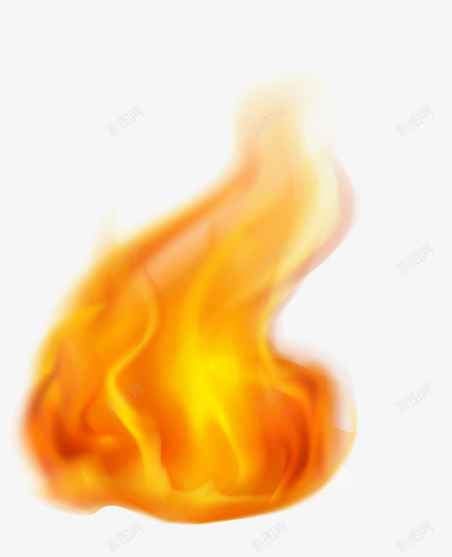金黄烈火png免抠素材_88icon https://88icon.com 火把 火焰 火苗 烈火