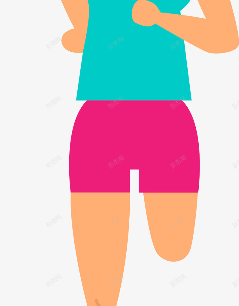 卡通女人跑步正面png免抠素材_88icon https://88icon.com 卡通 卡通女人跑步 女人跑步 矢量图形 矢量女人 矢量女人正面 矢量女人跑步 矢量素材