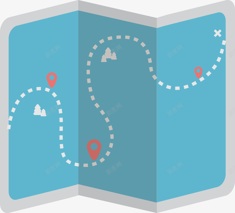地图导航矢量图ai免抠素材_88icon https://88icon.com 地图 导航 矢量图