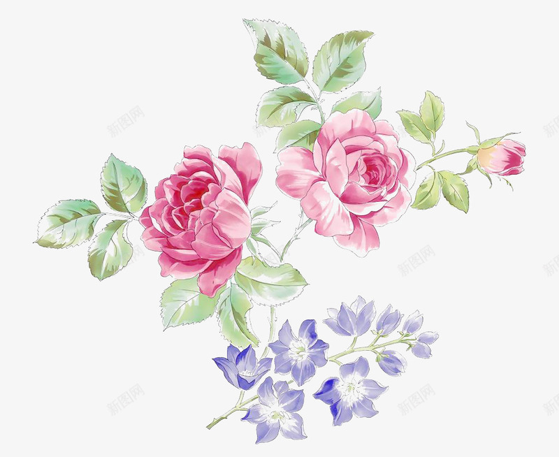 手绘线条牡丹花psd免抠素材_88icon https://88icon.com 卡通 手绘牡丹 白牡丹 花朵