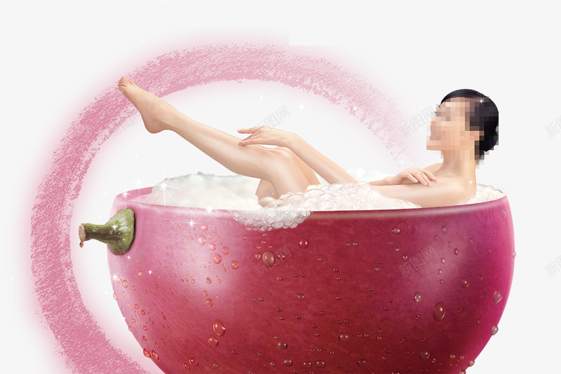 坐在浴缸里的女人png免抠素材_88icon https://88icon.com 健康 养生 坐在浴缸里 泡澡 浴缸 浴缸里的女人