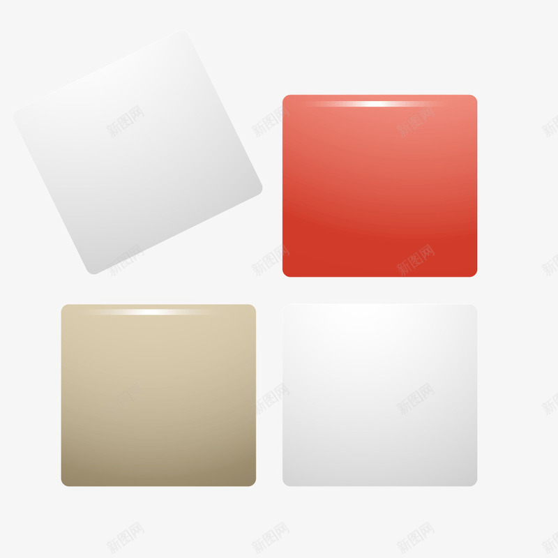 彩色质感方块图形png免抠素材_88icon https://88icon.com 图形 彩色 彩色方块 方块 质感