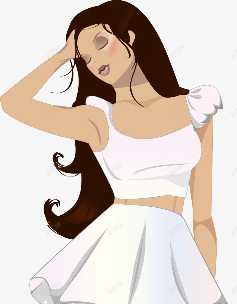 撩头发的时尚女人图png免抠素材_88icon https://88icon.com 人物 卡通女人 女人 女人人物 女人头像 女孩 女郎 性感女郎 波普女郎 矢量女人 美丽女人