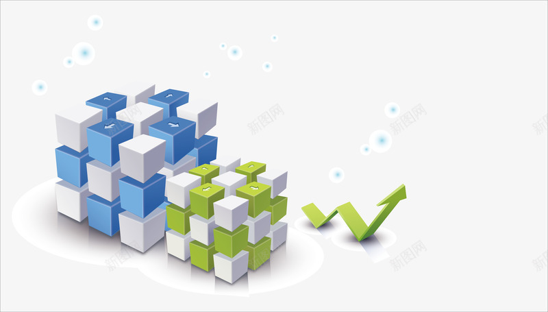立体几何图矢量图ai免抠素材_88icon https://88icon.com 几何图形 几何图案 矢量几何图形 矢量几何方块 矢量方块 矢量素材 蓝色几何图形 青色几何图形 矢量图
