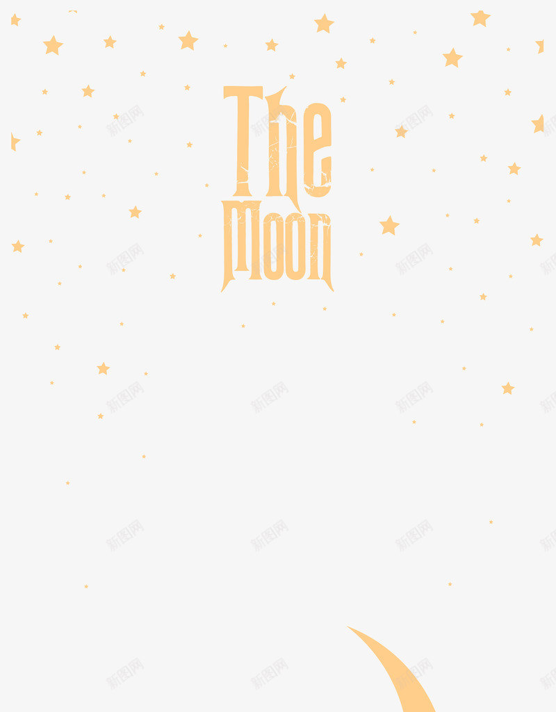 小猫躺在月亮上png免抠素材_88icon https://88icon.com 创意 可爱 星星 月亮 特色 猫咪 英文 黑色