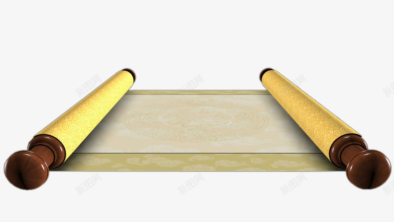 古典书法卷轴png免抠素材_88icon https://88icon.com 书法卷轴 免费下载 卷抽 卷轴 古典卷轴