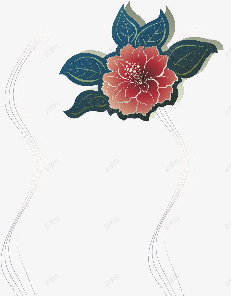 牡丹花朵png免抠素材_88icon https://88icon.com 植物 白牡丹 绿叶 花瓣 装饰