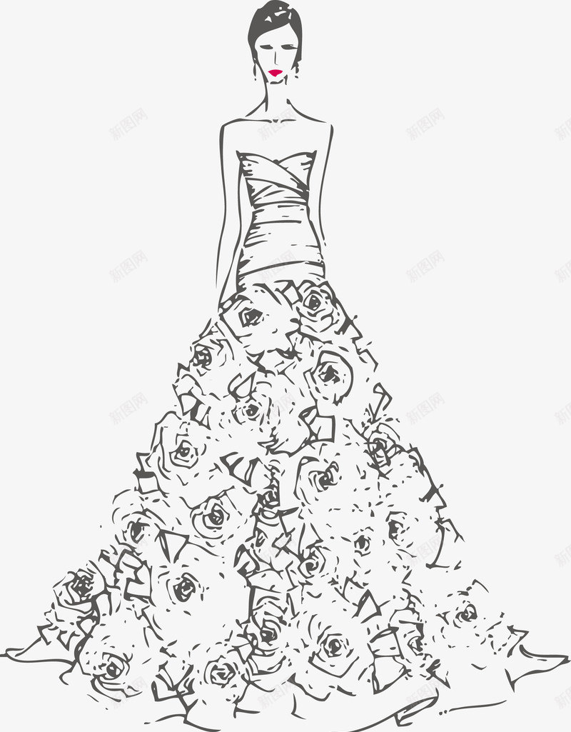婚纱模特长裙礼服png免抠素材_88icon https://88icon.com 婚庆婚纱 婚纱 婚纱矢量 婚纱礼服 新娘婚纱 波浪婚纱 白色婚纱 矢量婚纱 矢量礼服 矢量长裙 礼服 结婚婚纱 长裙