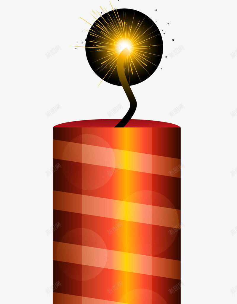 春节红色圆形鞭炮png免抠素材_88icon https://88icon.com 圆形鞭炮 新年鞭炮 春节鞭炮 红色炮仗 红色鞭炮 金色闪光