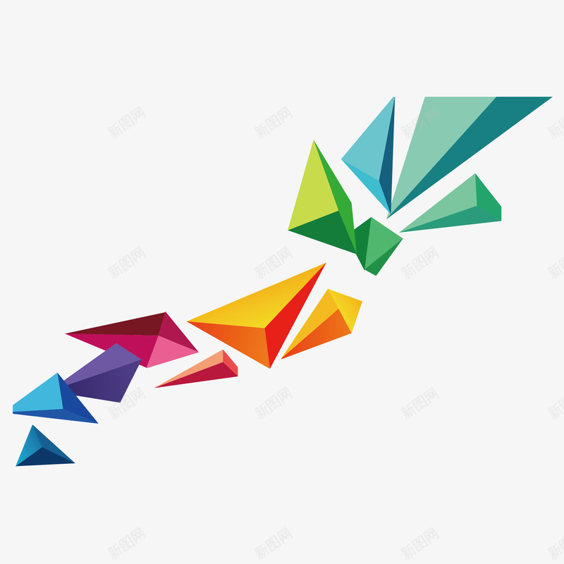 彩色几何方块png免抠素材_88icon https://88icon.com 几何快 几何方块 彩色几何块素材 矢量几何 矢量素材