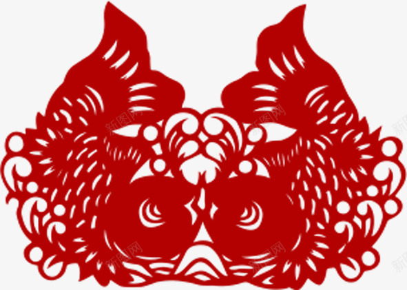 春节剪纸png免抠素材_88icon https://88icon.com EPS 免扣 免扣素材 庆祝 春节 欢喜 节日 节日素材