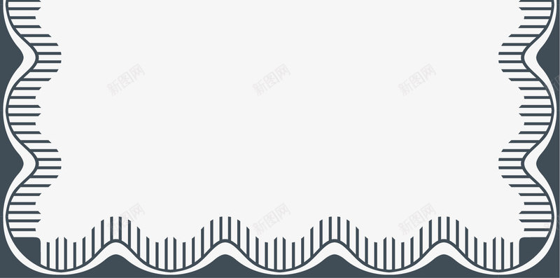 手绘黑色条纹png免抠素材_88icon https://88icon.com 小清新 手绘 条纹 波浪纹 简约 线条 边框 黑色