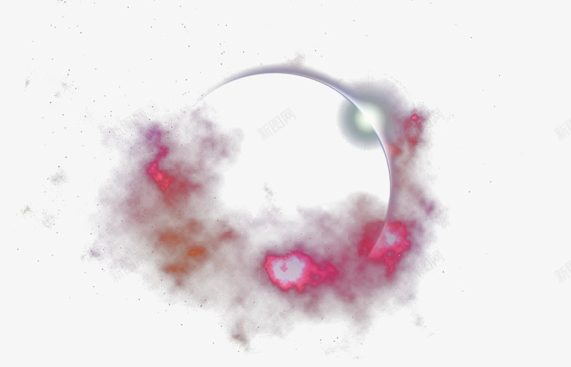 彩色发光烟雾png免抠素材_88icon https://88icon.com 光圈 光环 发光 发光环 彩色 炫光元素 烟雾 科技