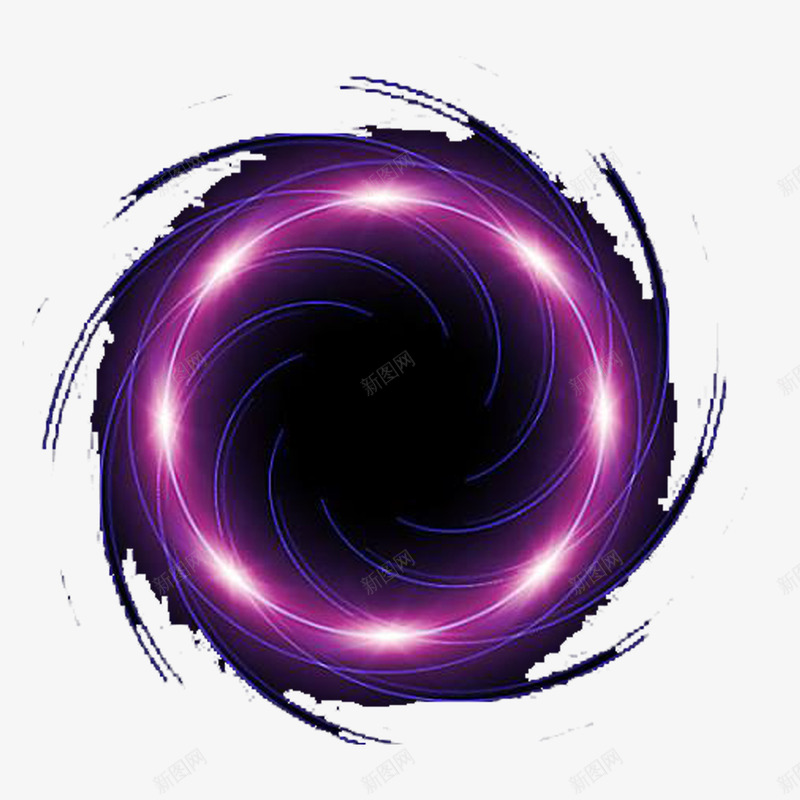 红紫色炫光旋转png免抠素材_88icon https://88icon.com 旋转 旋转光效 炫光 红紫色 闪耀