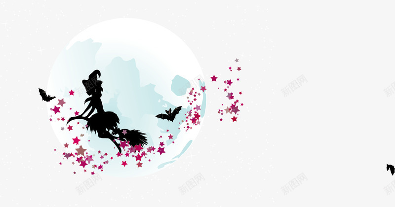 嫦娥装饰图案png免抠素材_88icon https://88icon.com 七夕 嫦娥 星星 月亮 节日