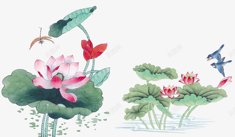 中国风花鸟png免抠素材_88icon https://88icon.com 中国画花鸟 中国风 中国风花鸟素材 国画 花 花鸟 鸟