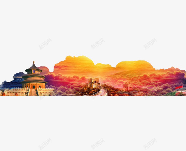 天坛美丽风景png免抠素材_88icon https://88icon.com 建筑物 景观 阳光 风景