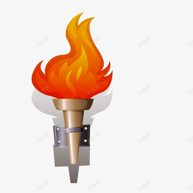 钉在墙上的火把手绘图png免抠素材_88icon https://88icon.com 手绘图 火把 火焰 点燃 照明 燃烧的 钉住