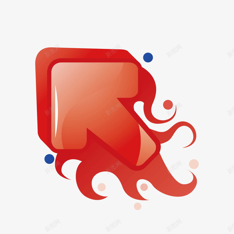 卡通红色火焰箭号png免抠素材_88icon https://88icon.com 卡通 火焰 箭号 红色