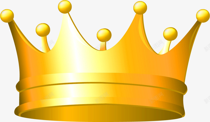 金色皇冠装饰图案png免抠素材_88icon https://88icon.com 免抠PNG 王冠 皇冠 装饰图案 金色