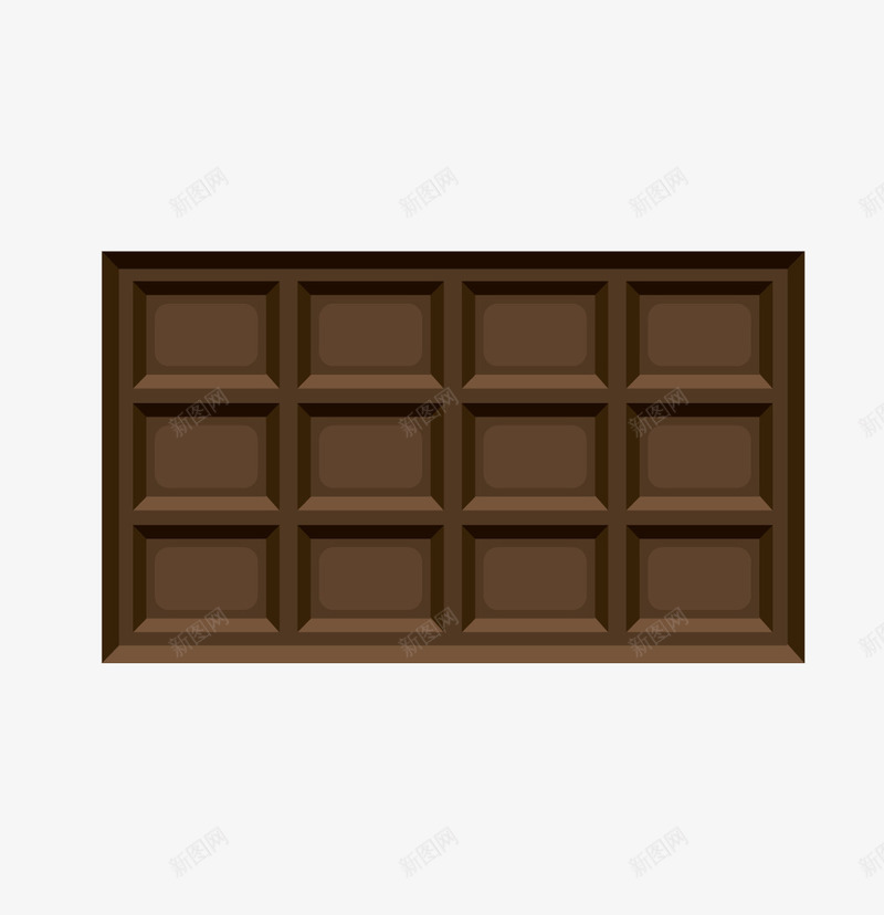 方块形巧克力矢量图eps免抠素材_88icon https://88icon.com 巧克力 方块形 食品 矢量图