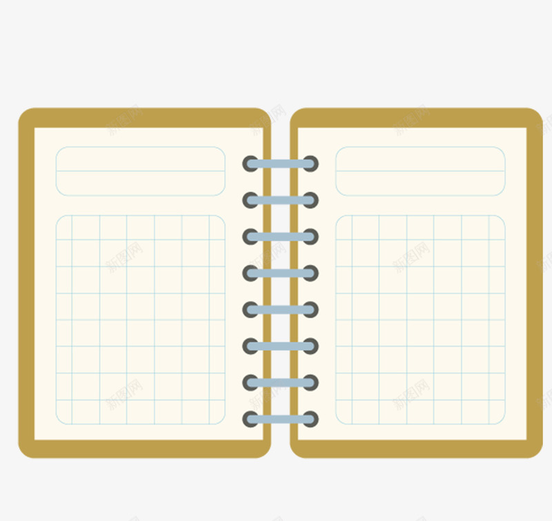 手绘本子矢量图ai免抠素材_88icon https://88icon.com 手绘画 本子 矢量装饰 笔记本 装饰 矢量图
