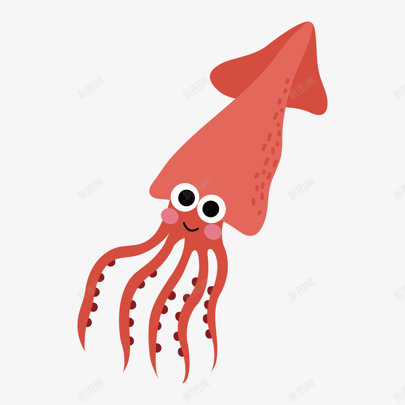 手绘世界海洋日章鱼矢量图ai免抠素材_88icon https://88icon.com 世界海洋日 动物 动物插画 卡通 卡通动物 可爱动物 小动物 海洋 章鱼 矢量图