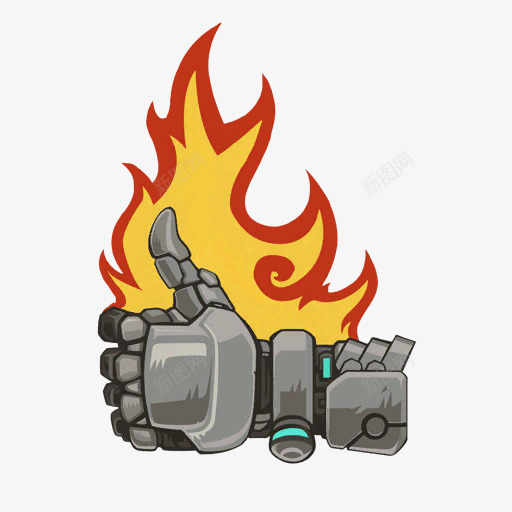 good点赞png免抠素材_88icon https://88icon.com 手 火焰 点赞 装饰