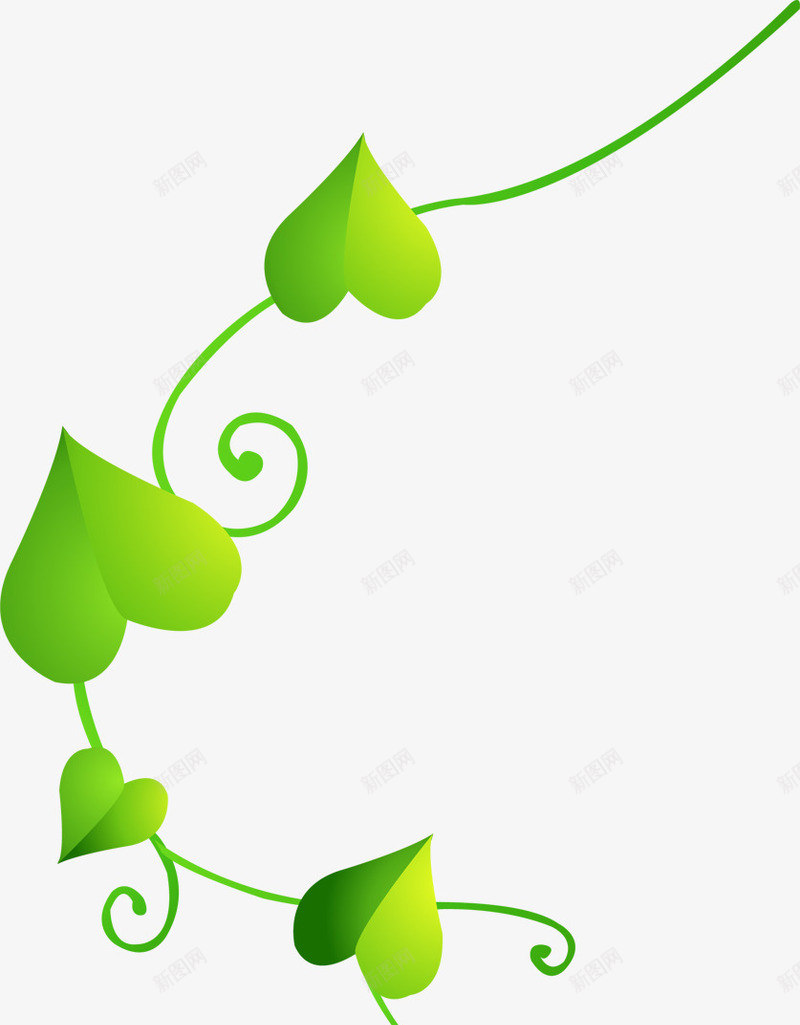 手给绿色爱心藤蔓树叶png免抠素材_88icon https://88icon.com 树叶 爱心 绿色 藤蔓