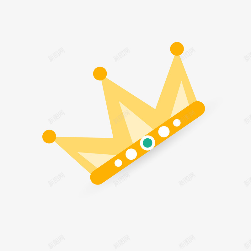 简单皇冠png免抠素材_88icon https://88icon.com 卡通 宝石 手绘 皇冠 简图 绿色的 钻石 黄色的