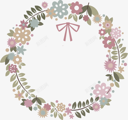 绿色简约花藤边框纹理png免抠素材_88icon https://88icon.com 免抠PNG 简约 绿色 花藤 边框纹理