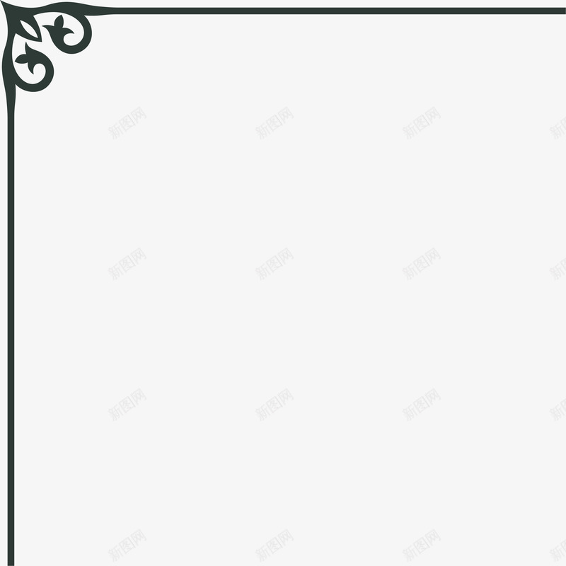 黑色简约植物藤蔓png免抠素材_88icon https://88icon.com 免抠PNG 框架 植物 简约 线条 藤蔓 边框纹理 黑色