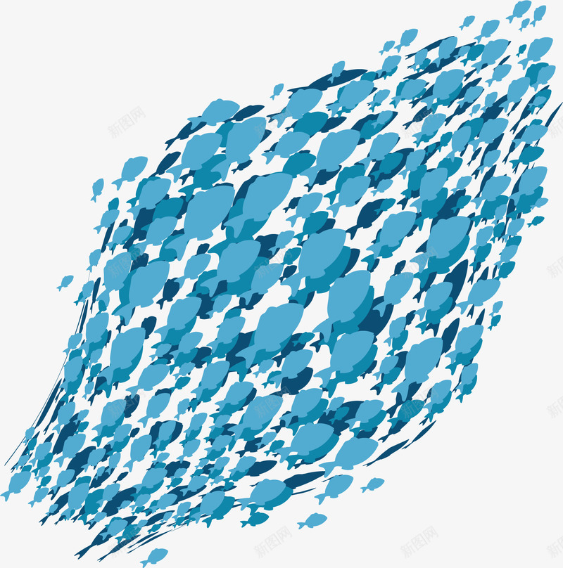 向上游走的海洋鱼群矢量图ai免抠素材_88icon https://88icon.com 向上游走 海洋 海洋鱼群 矢量png 蓝色鱼群 鱼群 矢量图