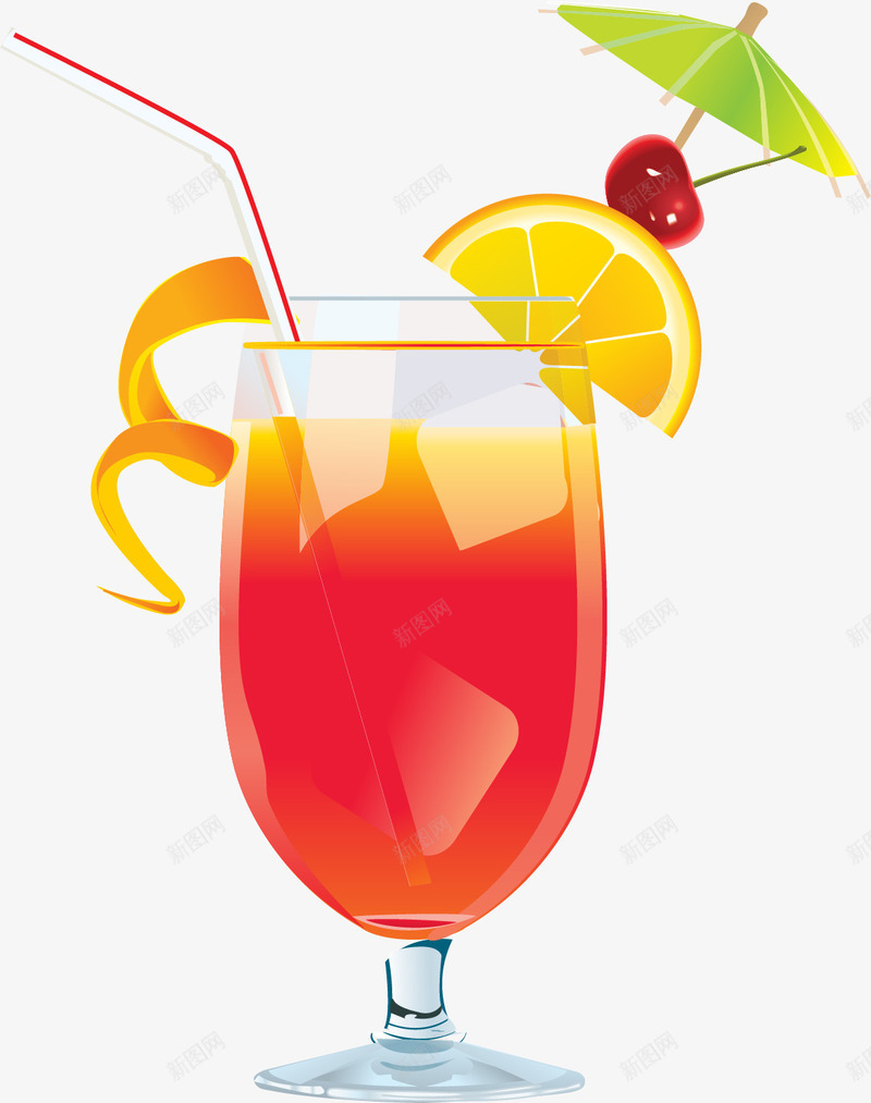 冰块橙汁鸡尾酒矢量图eps免抠素材_88icon https://88icon.com 冰块 冰块鸡尾酒 卡通鸡尾酒 橙汁 缤纷鸡尾酒 酒类 矢量图