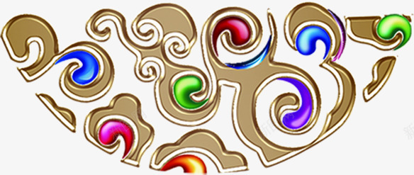 彩色宝石弧形花纹中秋png免抠素材_88icon https://88icon.com 中秋 宝石 弧形 彩色 花纹