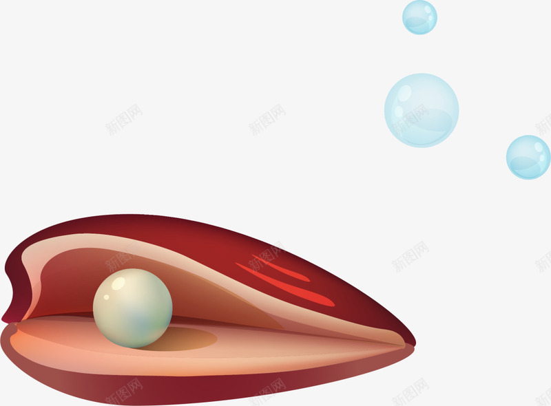 世界海洋日珍珠蚌png免抠素材_88icon https://88icon.com 世界海洋日 冒泡 张开的贝壳 珍珠蚌 白色珍珠 美丽珍珠