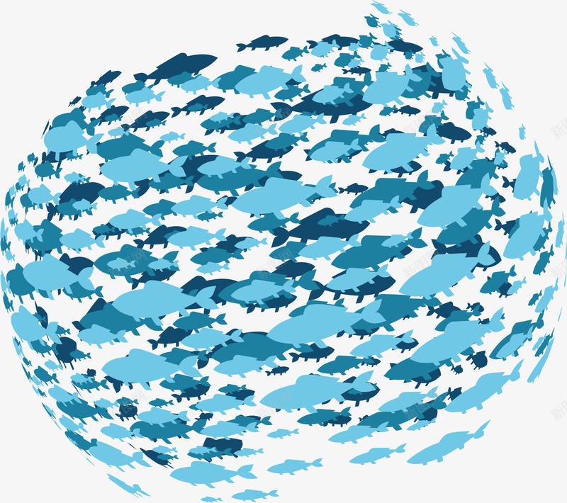 蓝色水族馆海洋小鱼群矢量图ai免抠素材_88icon https://88icon.com 动物 卡通 可爱 宠物 小鱼 小鱼群 水族 水族馆 海洋 海洋小鱼群 观赏 鱼群 矢量图