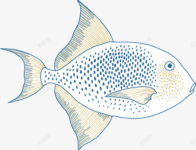 卡通海洋生物鱼文艺风海报png免抠素材_88icon https://88icon.com 动物可爱 卡通动物 卡通小鱼 卡通海洋动物 手绘动物文艺风 萌萌哒的小动物 装饰卡通 鱼的种类