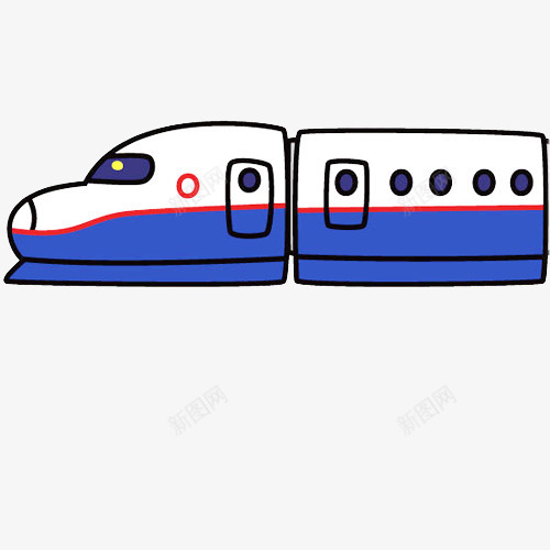 简单卡通手绘高铁png免抠素材_88icon https://88icon.com 公交车 和谐号 手绘卡通 手绘高铁 简单卡通 简笔 绘画 铁路发展 陆地