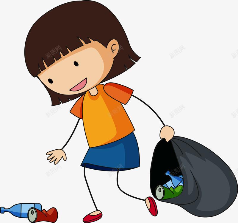 可爱微笑环保女孩png免抠素材_88icon https://88icon.com 卫生 可爱女生 微笑女生 捡东西 捡垃圾 清洁 环保女孩 装饰图案