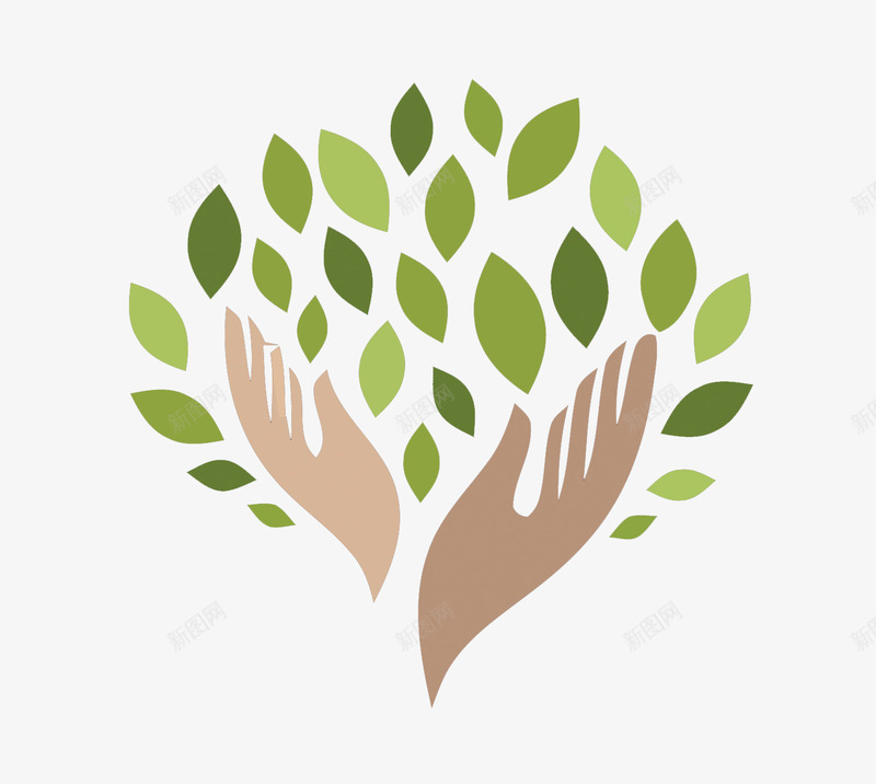 手和树叶标志矢量图eps免抠素材_88icon https://88icon.com 保护 卡通 手绘 树叶PNG矢量图 树叶免扣PNG图 树木 环保 矢量树叶 矢量图