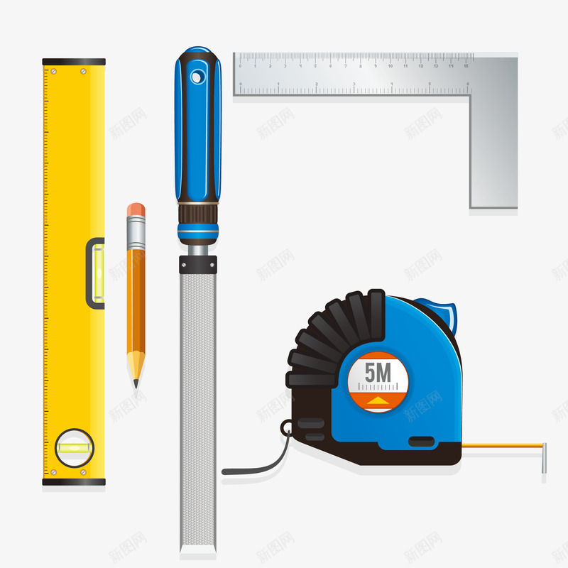 各种工地办公用具png免抠素材_88icon https://88icon.com 卷尺 工地办公用具 工地办公用具免费png下载 工地施工工具矢量素材 直尺 量尺 铅笔