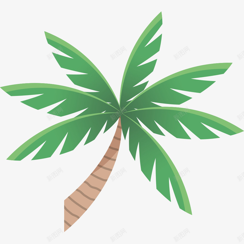 夏日椰子树插画矢量图ai免抠素材_88icon https://88icon.com 冲浪 唯美 夏日 少女 树木 椰子树 清新 游泳 绿植 节日 飞翔 矢量图