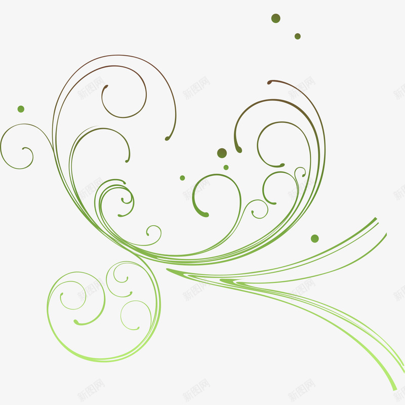 绿色花纹装饰条纹png免抠素材_88icon https://88icon.com 条纹 绿色花纹 绿色装饰 花纹背景 花纹装饰