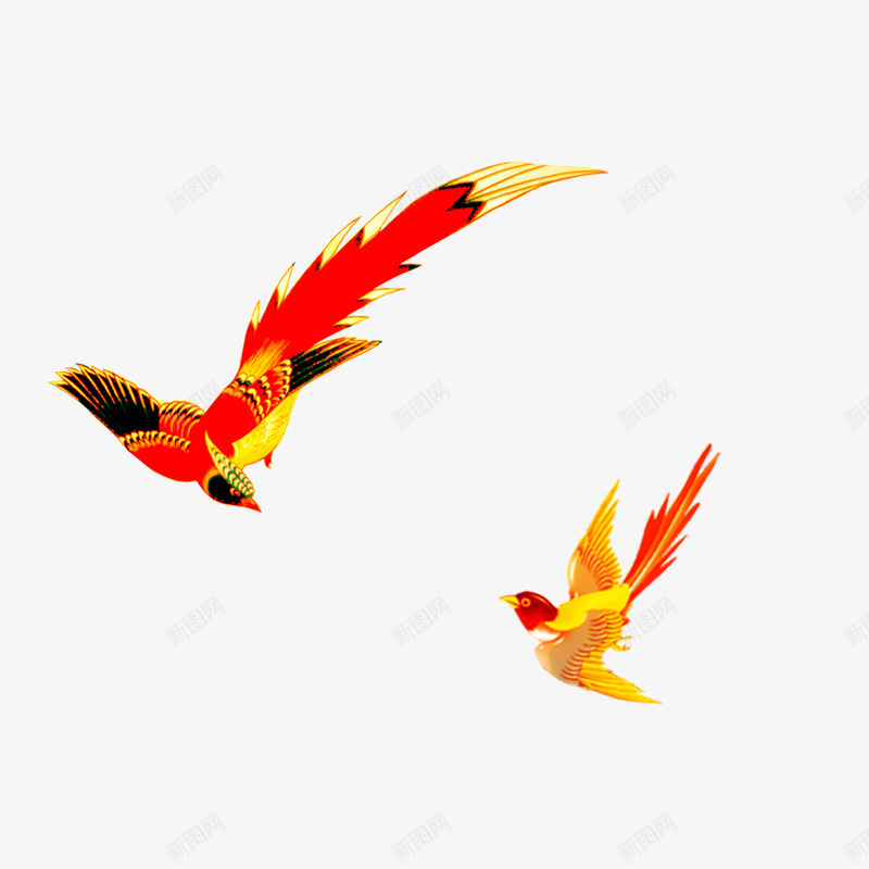 彩色鸟类psd免抠素材_88icon https://88icon.com 凤凰 可爱 唯美 彩色 活泼 灵活 翱翔 飞翔 飞鸟 鸟