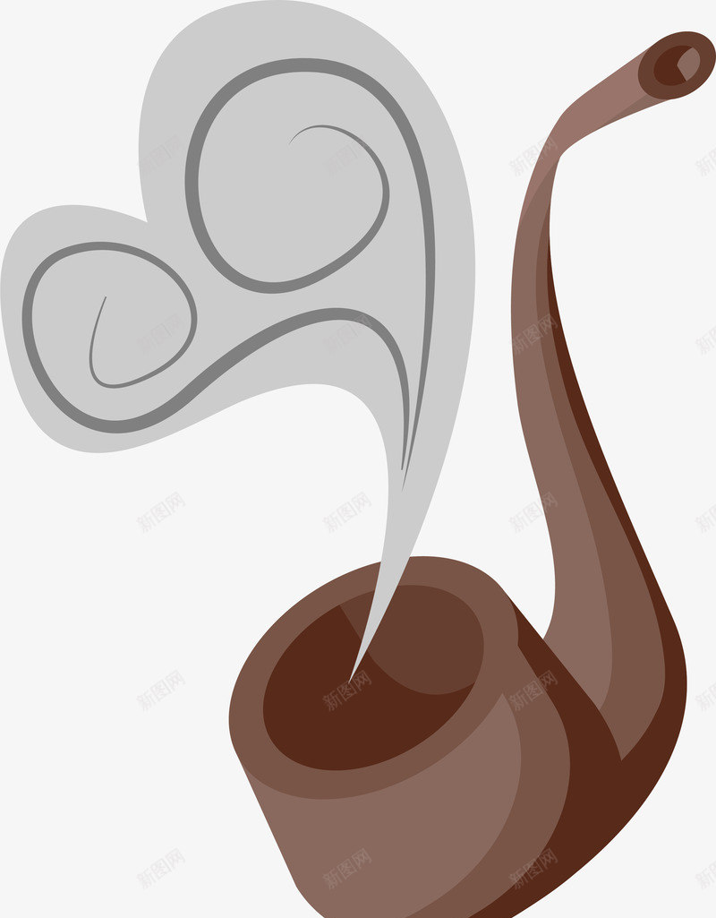 卡通烟斗矢量图ai免抠素材_88icon https://88icon.com 卡通烟斗 手绘烟斗 时尚装饰 潮流 潮流装饰 烟斗 装饰图案 矢量图