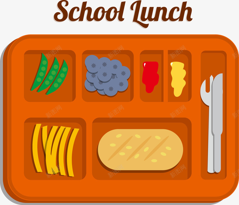 学校午餐png免抠素材_88icon https://88icon.com 午餐 午餐卡通 橙色 盒饭 美食