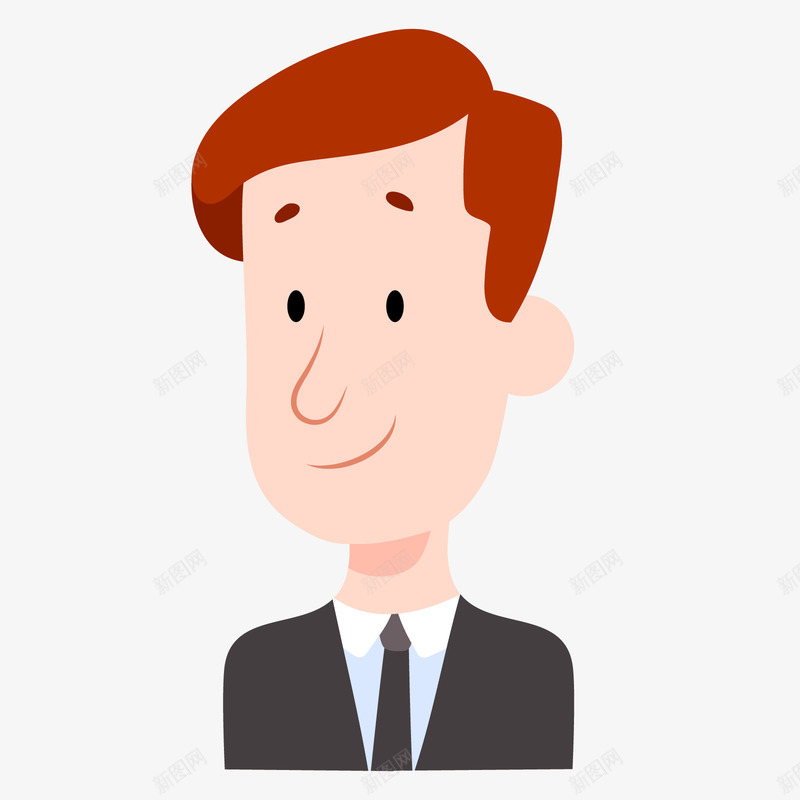 黑橙色卡通上班男士半身像矢量图ai免抠素材_88icon https://88icon.com 上班男士 半身像 卡通 卡通上班男士 橙色 男生 黑色 矢量图